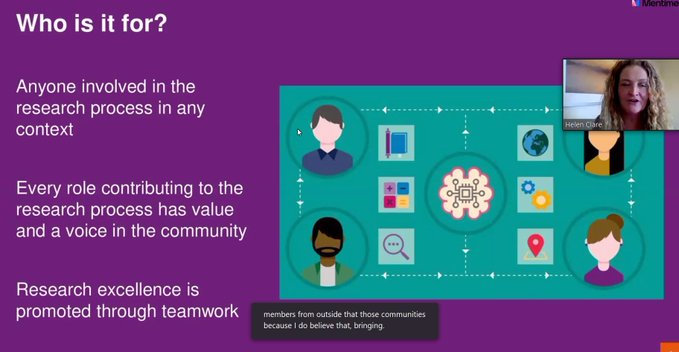 katiejwilde's tweet photo. Slotting in #JiscDigiRes  "Shaping future research environments" this morning with @helenclare
 describing the broad scope of the community. https://t.co/iAmOcSfLk8