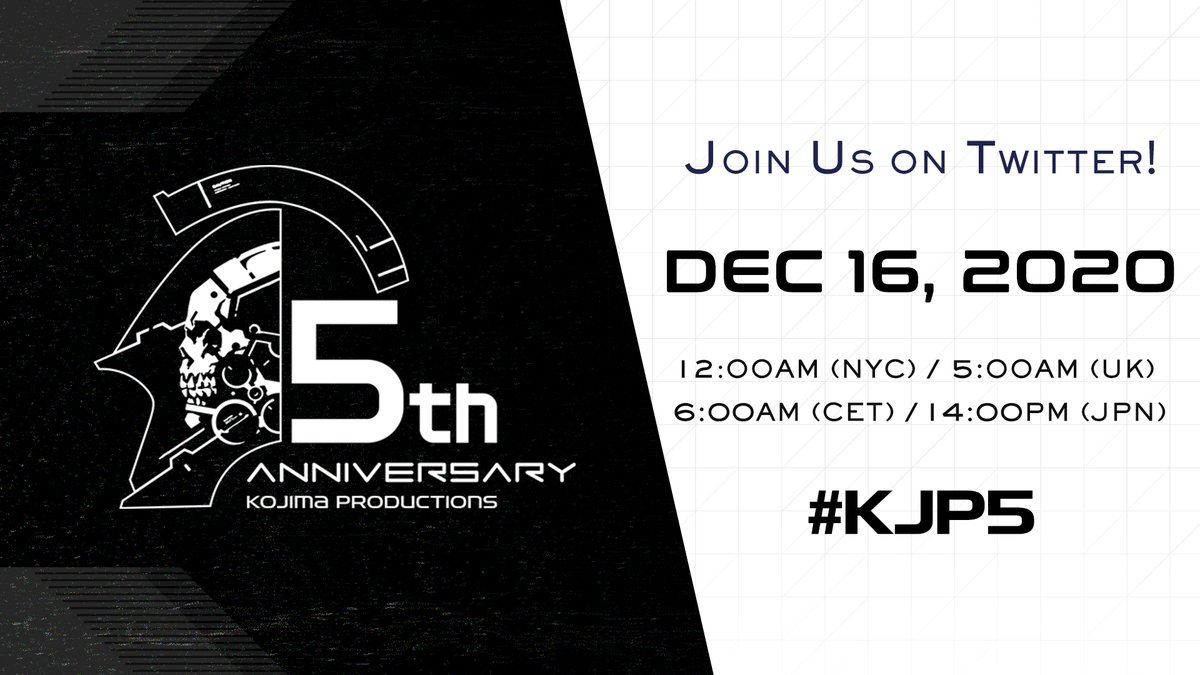 Завтра Kojima Productions отметит свое пятилетие «волнующими новостями»