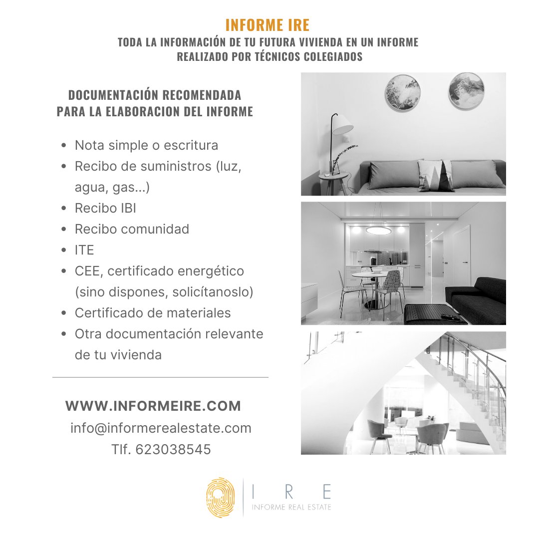 informeIRE's tweet photo. Compra tu #casa con seguridad, compra con IRE, un técnico👷♀️ visitara la vivienda🏡, hará un croquis, sacara las superficies reales, comprobara estado, calidades.... y recopilara y comprobara la documentación. #compraseguro #ire #informeire #inmobiliaria https://t.co/SJ7CGyAwlf