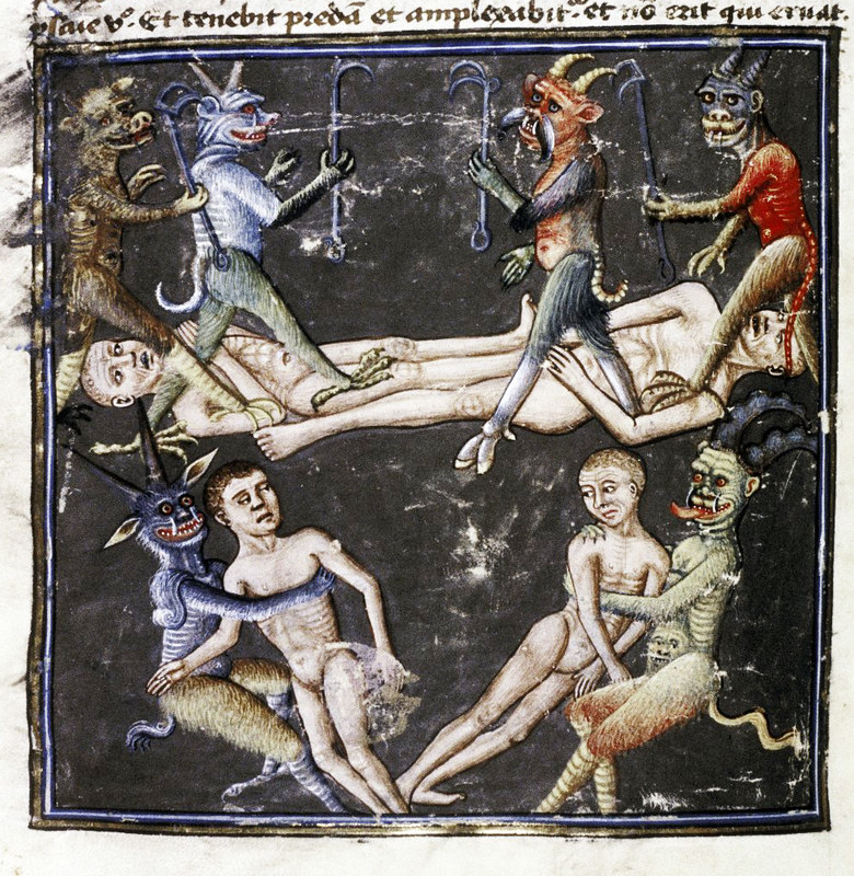 SatanicSF's tweet photo. From "Livre de la Vigne Nostre Seigneur," 1470.

Even in Hell, sometimes you've just got to hug it out.

#satanism #medievalart https://t.co/4P3SaZUKCP