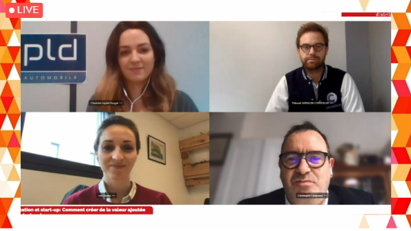 autoinfos's tweet photo. #CONNECTdistributionMorning / le dernier atelier a débuté ! Digitalisation & Start-up : comment créer de la valeur ajoutée en période de crise ? Réponses avec Thibault Sarrazin de @AMobilites - @convoicar, @CharlotteLeydet du Groupe PLD & Léa Chevry de @Tchek_fr #digitalisation https://t.co/ccYFZbuTNI