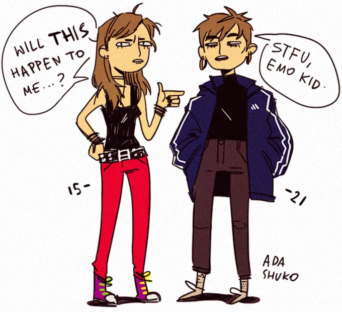 old me judging myself vs me
updated 