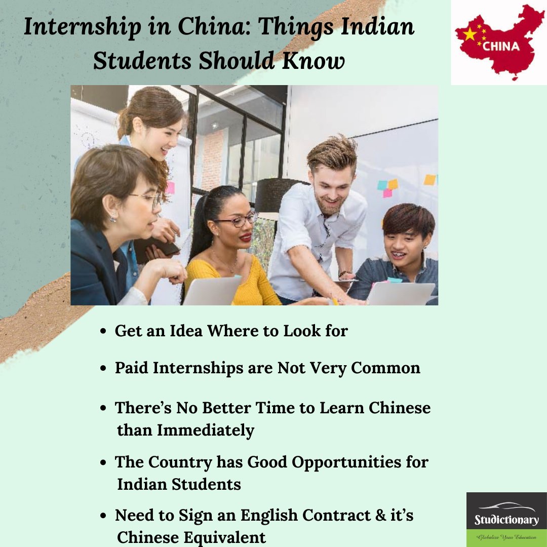 studictionary's tweet image. Internship in China: Things Indian Students Should Know

Learn More:studictionary.com

@Bright_dejoseph @acu_studyabroad @CEAstudyabroad
@UARKstudyabroad @TEANabroad
