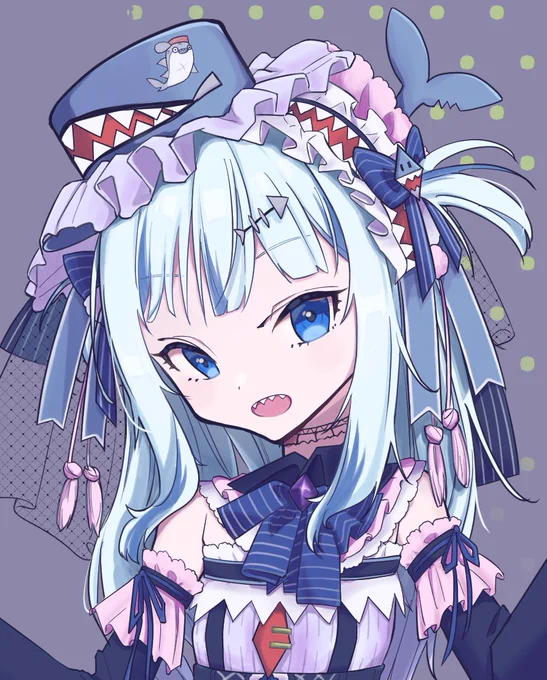 Lolita fashion of Gurachan♥
サメちゃんかわいい
#gawrt #gawrgura 