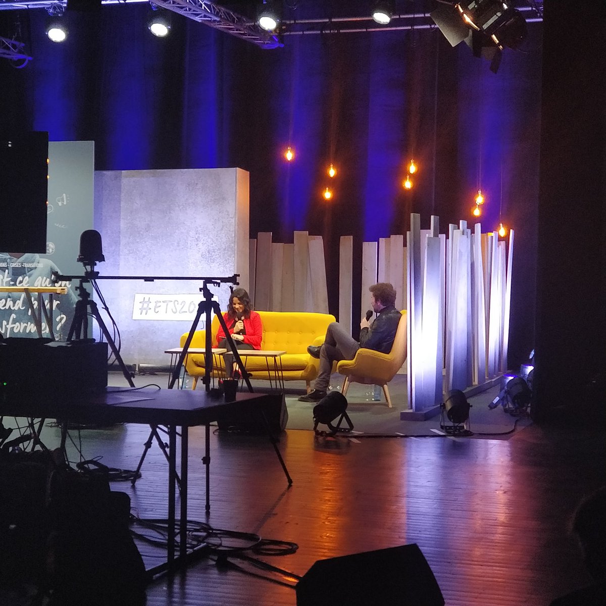 #ETS2020
[📽️ Conférence en cours]

Sur le salon virtuel des #ETS, écoutez <a href="/cdion/">Celine Dion</a> en direct de <a href="/strasbourg/">Strasbourg.eu</a> sur la thématique "Un nouveau récit à construire"

Partagez vos impressions et vos questions avec C. Dion !

#Dion #Transformation #Transition #Environnement