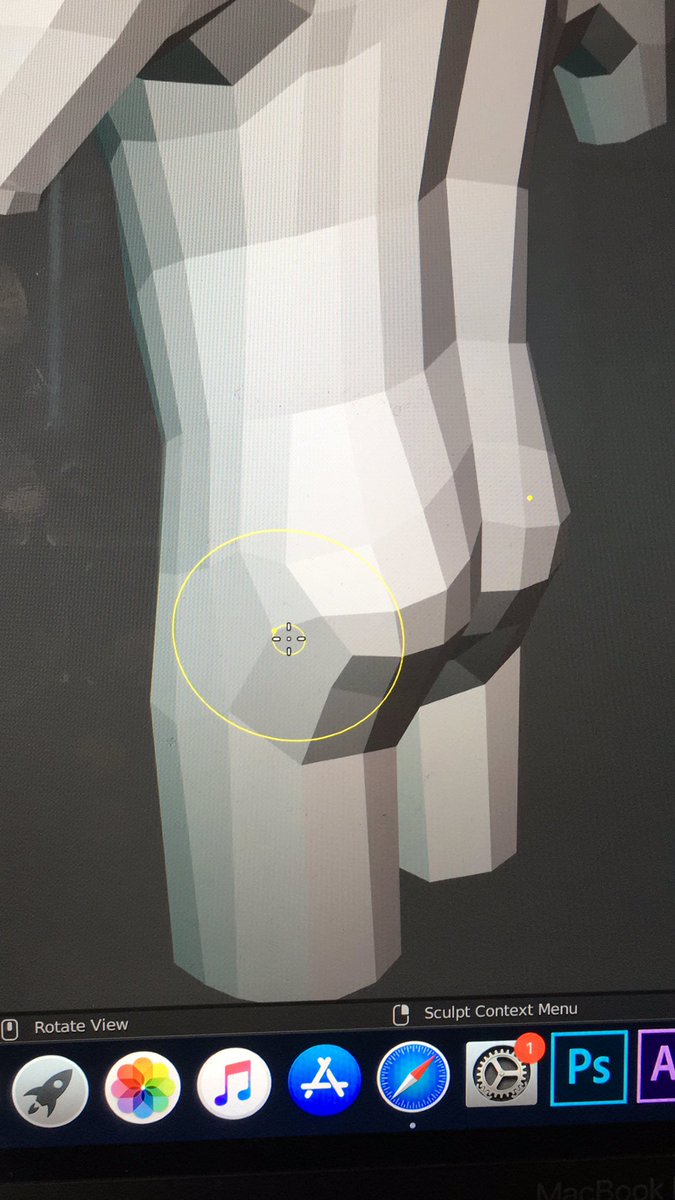 queerkat99's tweet photo. So I’ve done a lot of fun things whilst at uni, and a lot of things I never expected I’d do. One of those things is sculpting a butt for a digital tutor who hates me while eating chocolate 😂 https://t.co/X4PMWcZW0J