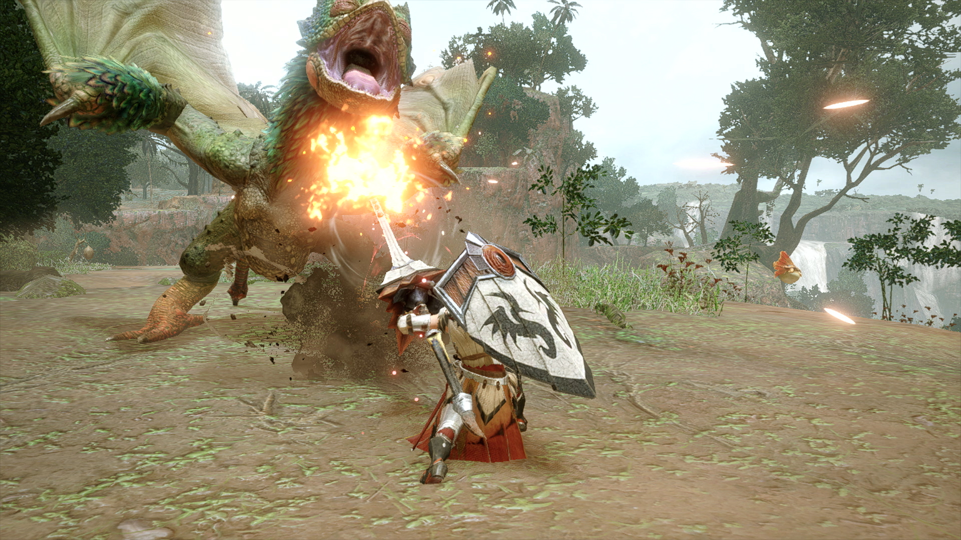 モンスターハンターライズ公式 Twitterren ランス 鉄蟲糸技 憤激の反転攻勢 アンカーレイジ 盾を構えている最中 攻撃を受けることで一定時間 攻撃力が上昇 受けた攻撃の威力によって 攻撃力の上昇幅も変化する T Co