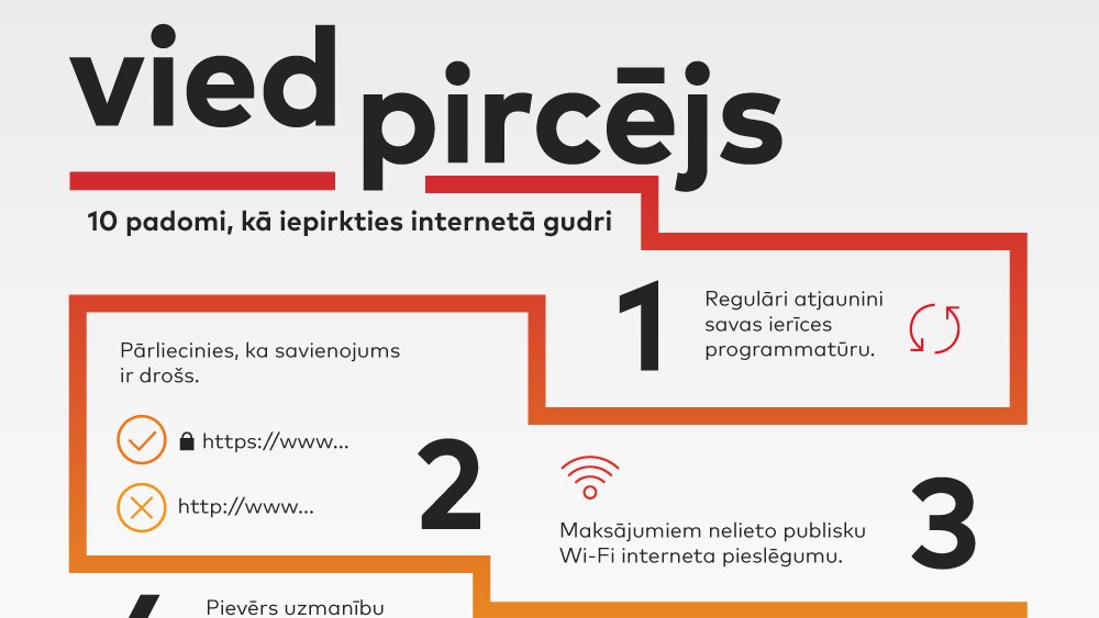 ⚠️Tuvojoties svētkiem, atgādinām par 10 padomiem, kā iepirkties internetā gudri un būt par #Viedpircēju!

🖇️financelatvia.eu/mastercard/