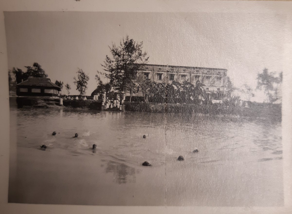 RPCAngus's tweet image. On the 15th day of our Advent calendar a photo of a 1925 Xmas swimming race in Barishal, Bangladesh. Sport has been present in Christianity from St Paul to Baptist preacher C. H. Spurgeon &amp;amp; many sports &amp;amp; games would have been organised at mission stations to celebrate the day
