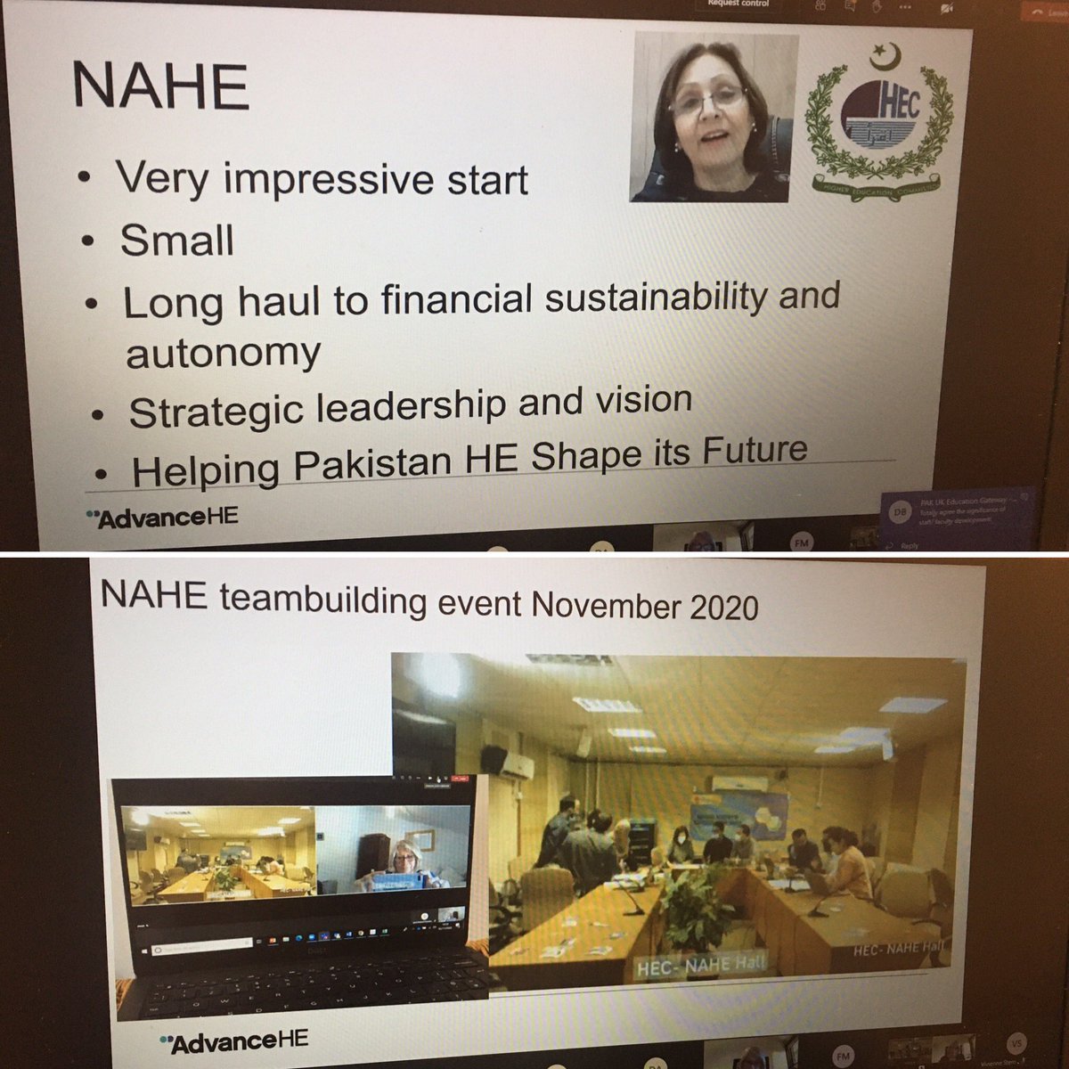 Embodying the #PakUKeducationgateway partnership approach, <a href="/AdvanceHE/">Advance HE</a> is delighted to be working with #NAHE to help #Pakistan #HE shape its future <a href="/AlisonAdvanceHE/">Alison Johns 😷 not 🤧 🇺🇦</a> <a href="/pkBritish/">British Council Pakistan</a> <a href="/hecpkofficial/">HEC Pakistan</a> <a href="/AdvanceHE/">Advance HE</a>