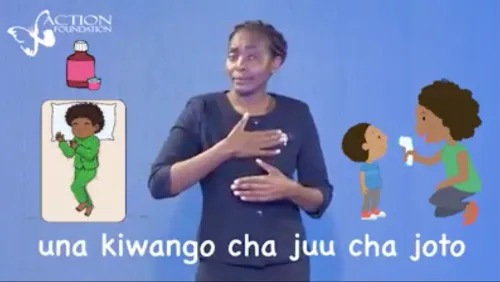SomeshaOnline's tweet photo. A “Somesha Story” video in Kiswahili explains how to check someone’s temperature (with Kenyan Sign Language interpretation provided). Watch, Listen and Read on Somesha App: 
https://t.co/NRS69zuKm5 https://t.co/RP69DcN8bI
