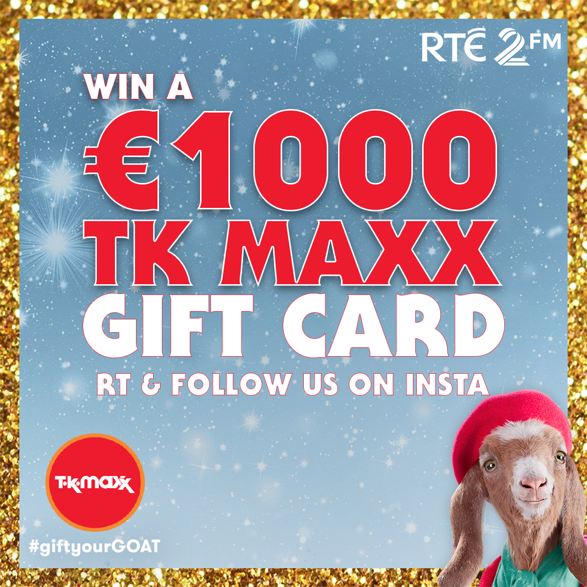 Rte 2fm On Twitter Our Friends At Tkmaxx Ie Have Given Us An Incredible 1000 Gift Card To Help You Gift Your This Christmas To Win Rt This Amp Follow