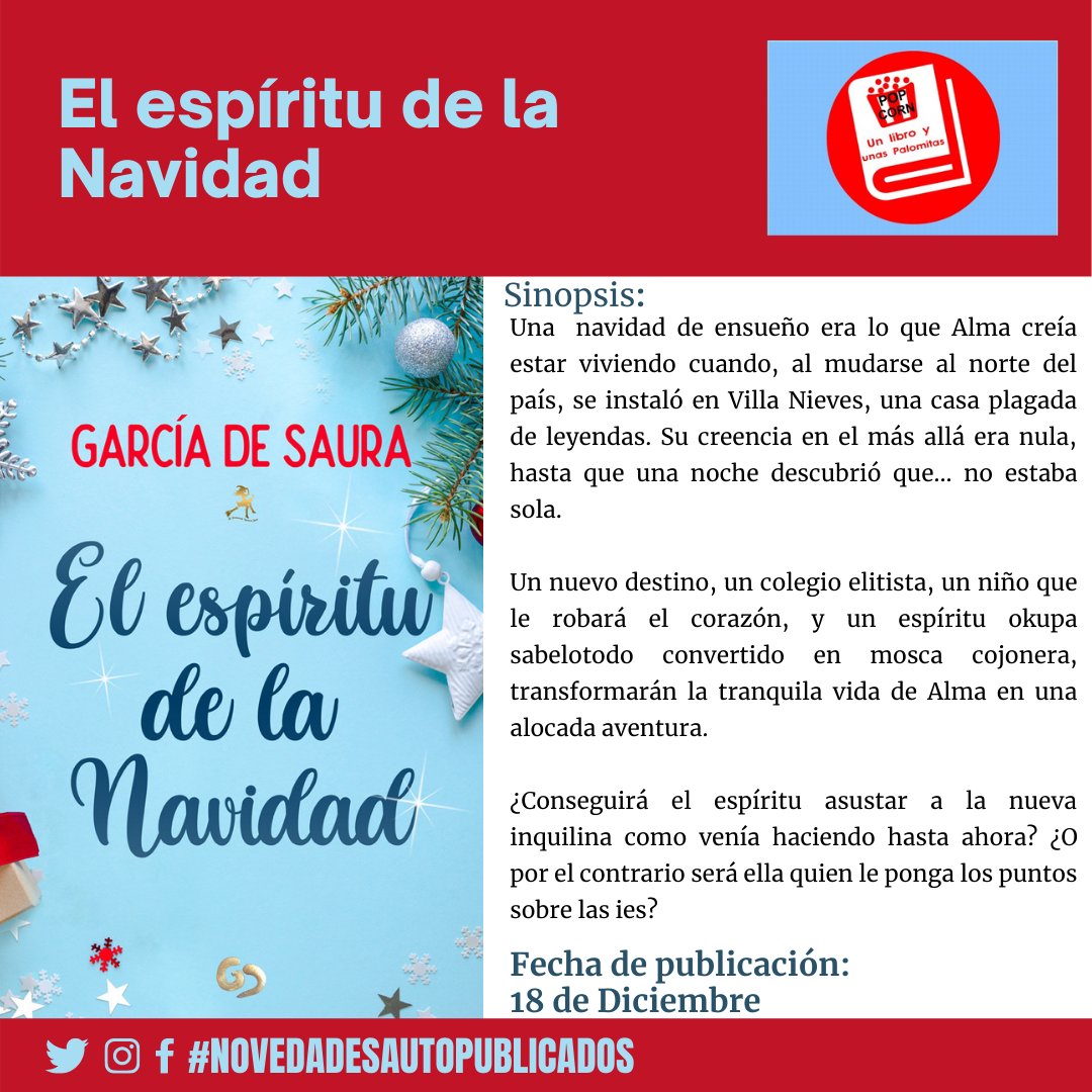 Hoy os traigo más novedades autopublicadas de este mes, ya está actualizada la entrada en el blog libroypalomitas.wordpress.com