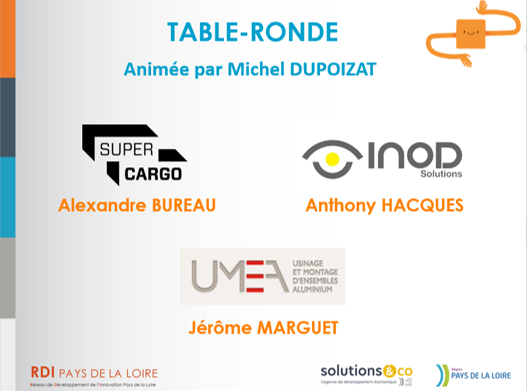 rdipdl's tweet photo. Table-ronde à l'issue de l'AG du RDI  : retours d'expériences des sociétés @GoSuperCargo #UMEA et @INOD_Solutions sur leurs démarches d'innovations menées en période de crise !
MERCI pour ces témoignages inspirants !

#rebond #agilité #resilience #sefaireaccompagner https://t.co/4wN5zCKTyq