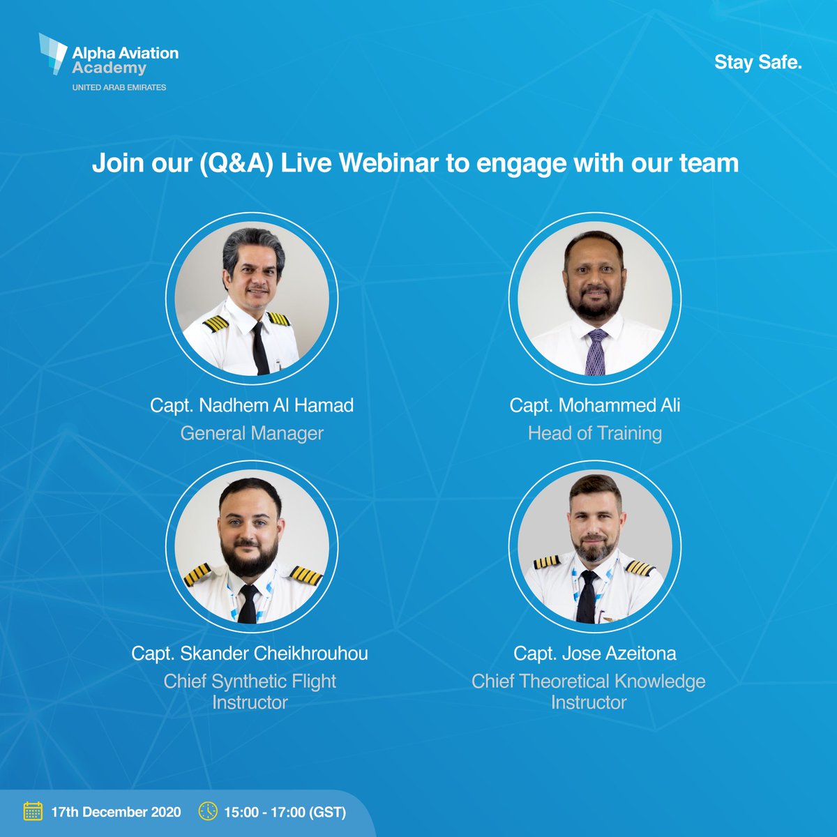 AirArabiAcademy's tweet photo. Register now to meet and engage with our speakers who will be addressing all of your queries related to aviation training.
Registration Link: https://t.co/Wh3CPj3vCU
#AlphaAviation #AlphaAviationAcademy #AlphaAviationAcademyUAE #AlphaAviationGroup #LiveWebinar #Webinar #pilot https://t.co/GqB6jKEwPE