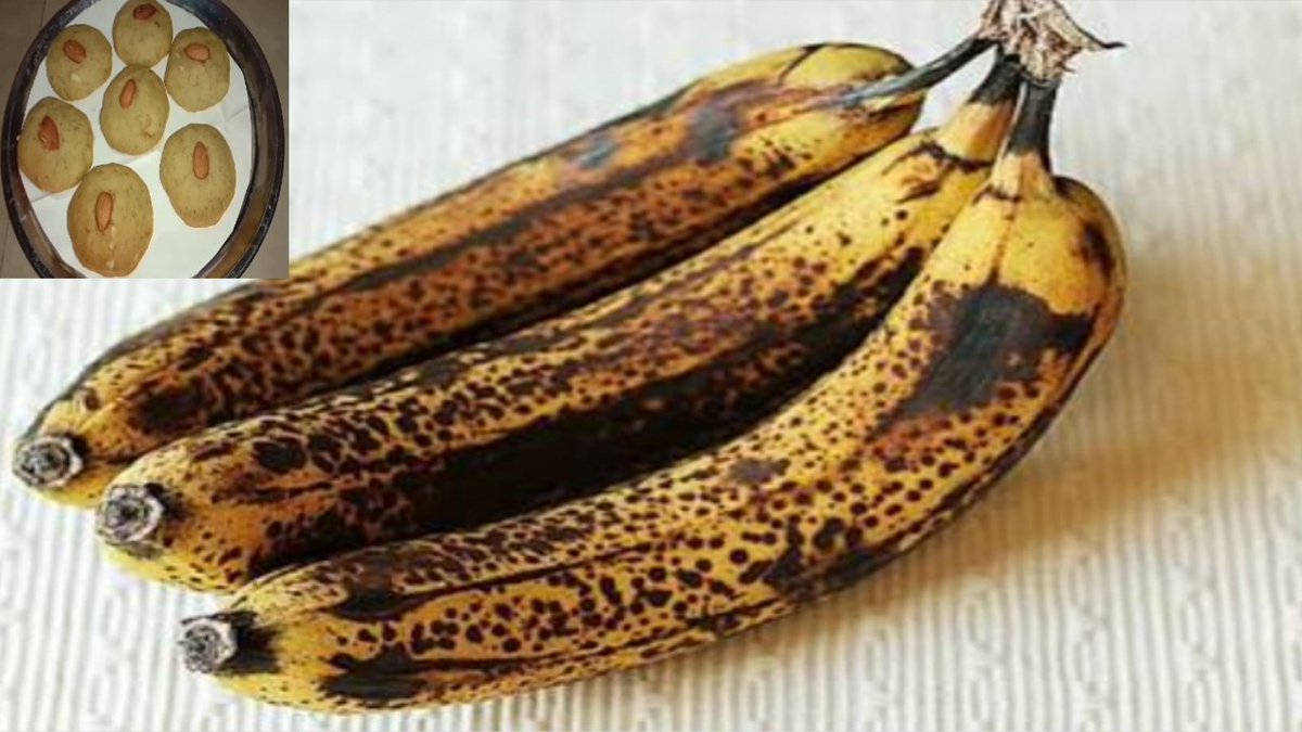 TastyAndHealth6's tweet photo. 5 minute recipe।।इन केलों को फेंकने से पहले इस वीडियो को जरूर देखें || banana cookies recipe Link 🔗 https://t.co/Hy8c1iY8BD https://t.co/N2KEE1IXlk