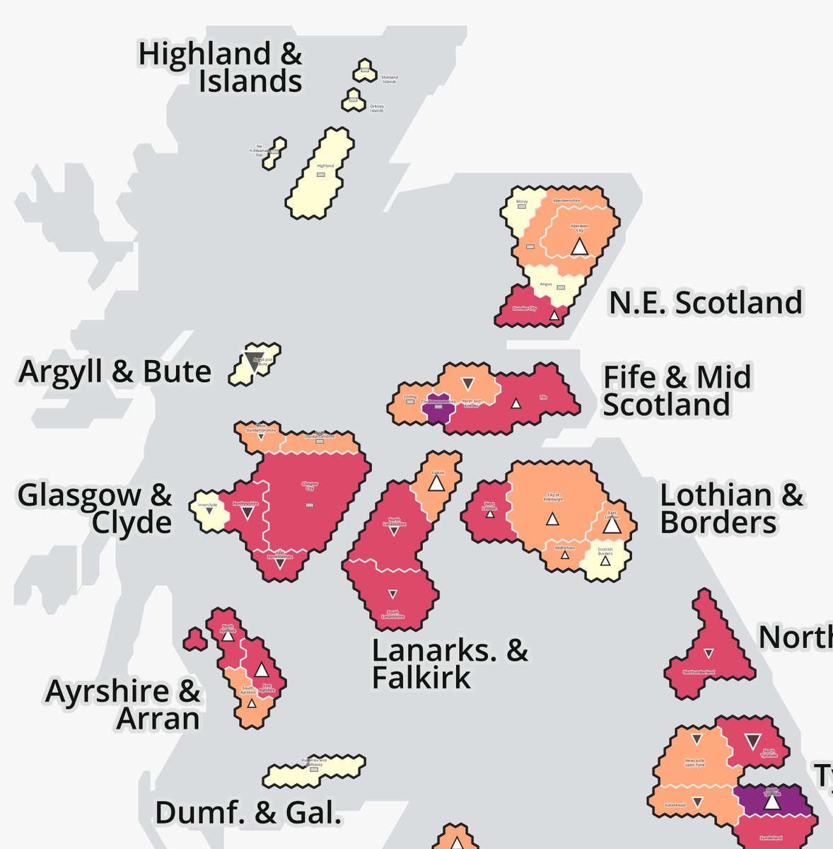 In Scotland, areas with rising rates included East Lothian, Edinburgh, Aberdeen and Falkirk in the week to 9th December. Falls included Lanarkshire, Renfrewshire, East Renfrewshire and Argyll & Bute.