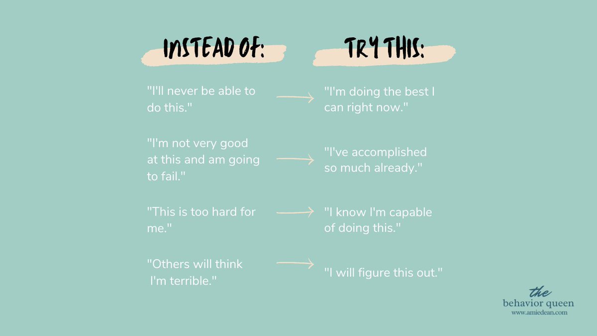 GoalCounselor's tweet photo. Having a growth mindset is critical to maintaining mental wellness right now. These small shifts in our perspective help reframe how we view challenge; making what seems impossible...not.-Aimee Dean @BehaviorQueen https://t.co/oYgs7UAG6n