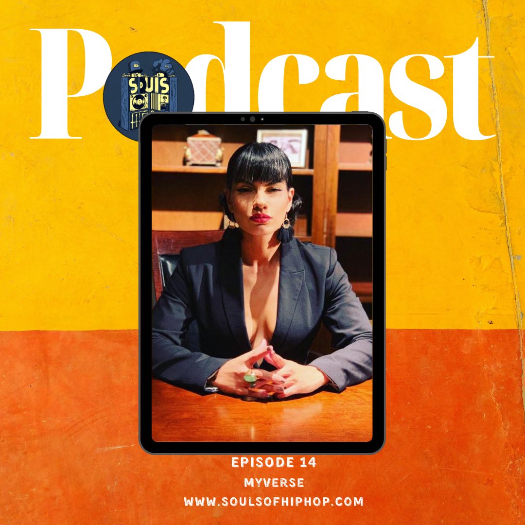 Souls0fHipHop's tweet photo. Today we released a new episode with @myverse 🎉 She is a songwriter, poet, emcee, and humanitarian, best known for being a battle rapper in the SMACK/URL circuit. She was also a contestant in the improv comedy show Wild 'N Out on MTV and VH1.
https://t.co/TYzrosMBS8
💛
#myverse https://t.co/PKg70r1BvI