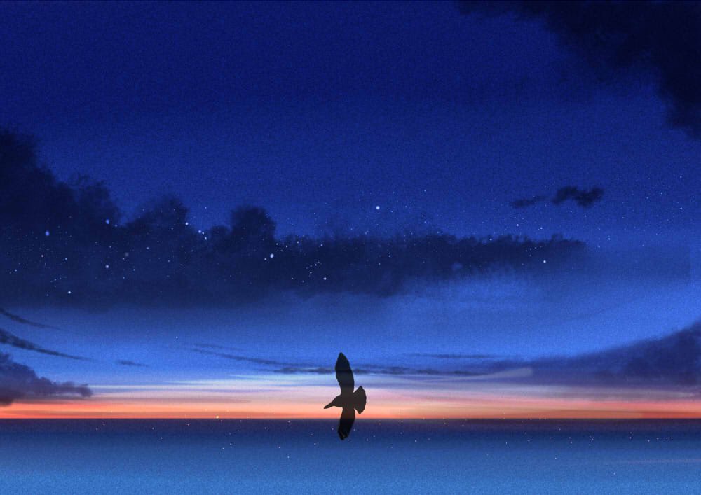 「朝の色を描く。 」|桜田千尋🌖2月17日よりプラネタリウムコラボのイラスト