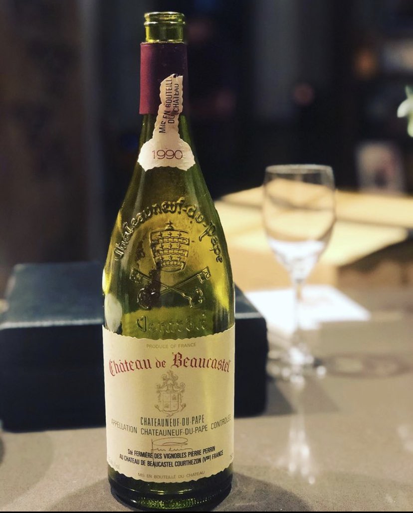 1990
#familleperrin #beaucastel #chateauneufdupape #1990