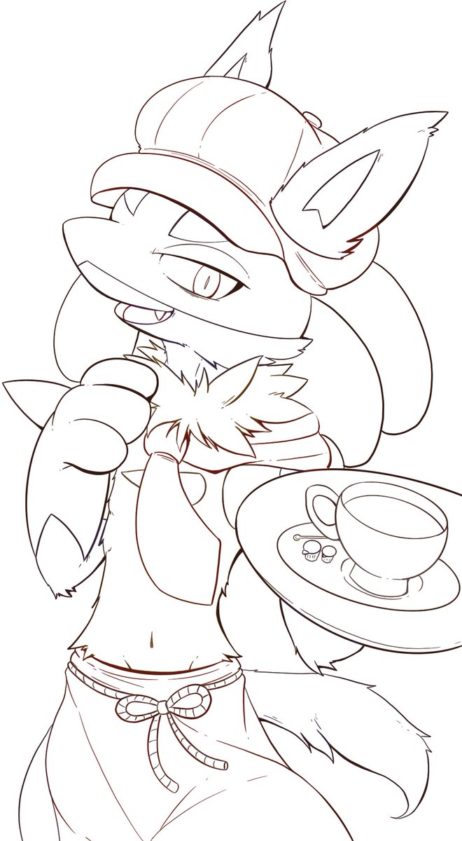 ねもも على تويتر 最近のルカリオ絵の線画 強弱の付け方4枚目はやり過ぎたけどなんとなく楽しかったし色んな感じ修行したいですねぇ