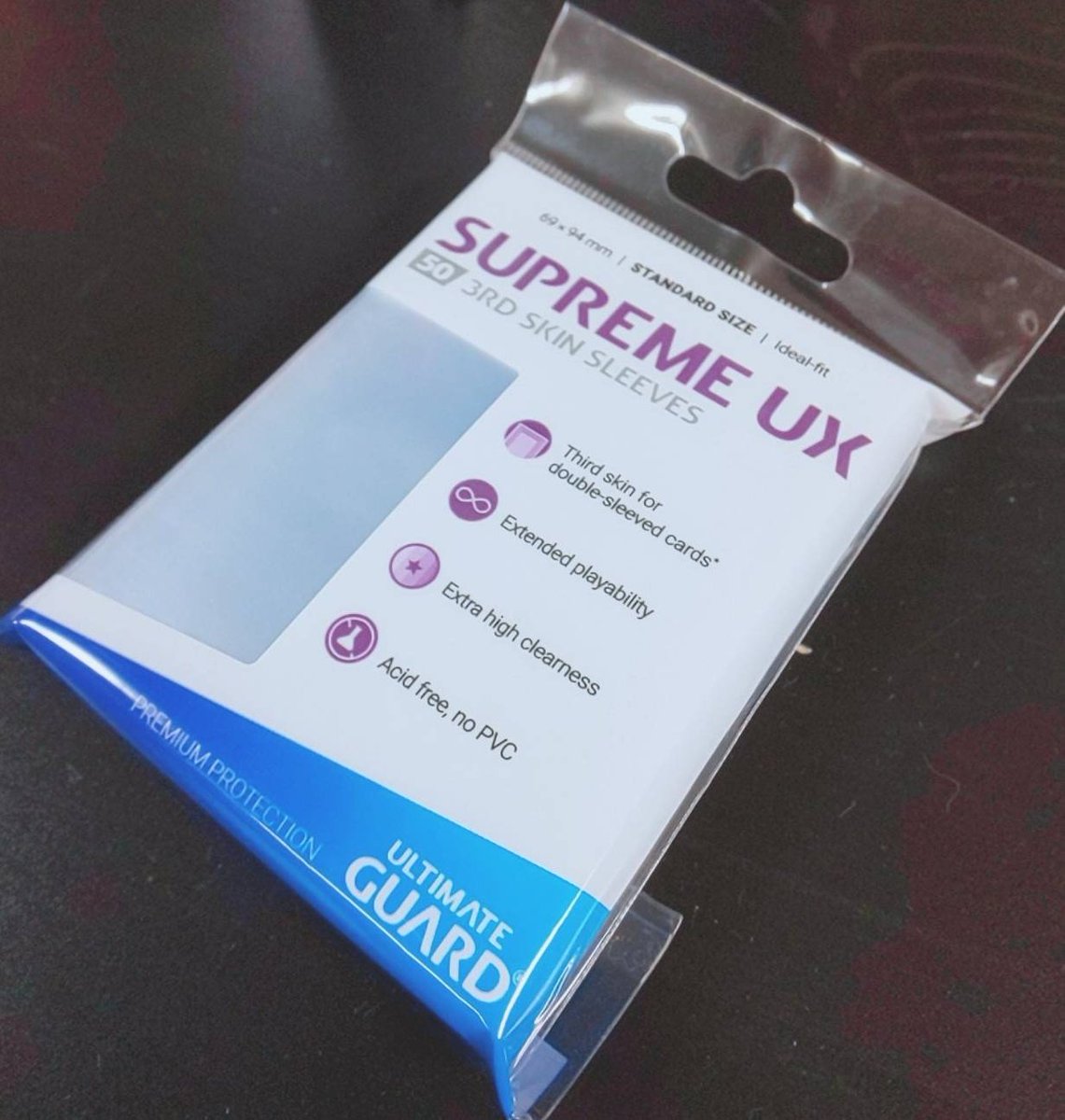 Upkeep アップキープ Ultimateguardの Supreme Ux アウタースリーブを試してみました 両面クリアでフォイルカードやキャラスリーブが映えます メモリーコーポレーション様の通販で購入が出来ます よろしくお願いします