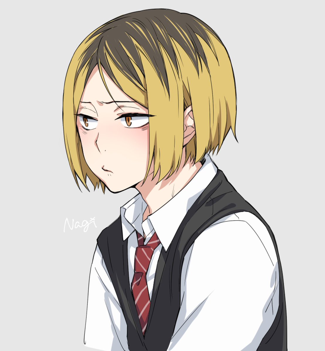 研磨くん嫌がる顔のバリエーション多いの可愛い 照れる時もいろんな顔しそう ナギのイラスト 研磨くん嫌がる顔のバリエーション多いの可愛い 照れる時もいろんな顔しそう ナギのイラスト