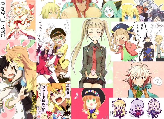 #テイルズ25周年 TOXから入ったな…目を擦りながら頑張ってやってたな…フォルダ漁ってたら見れる絵がない… 