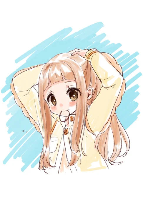 髪結び仁奈ちゃん 
