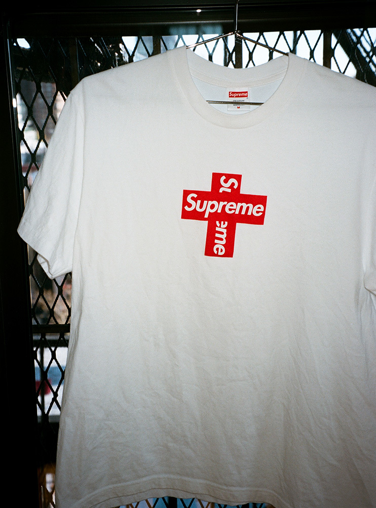 supreme Cross Box Logo Tee white LWhite白SIZE - www.ecolet.bg