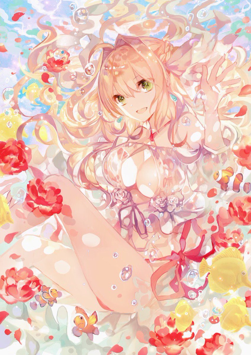 elizabeth_bathory_(fate) ,悪魔ランサー ,ネロ・クラウディウス(Fate) ,赤セイバー 「#ネロ・クラウディウス生誕祭 」|rioka⭐️5月コミティアとコミ1のイラスト