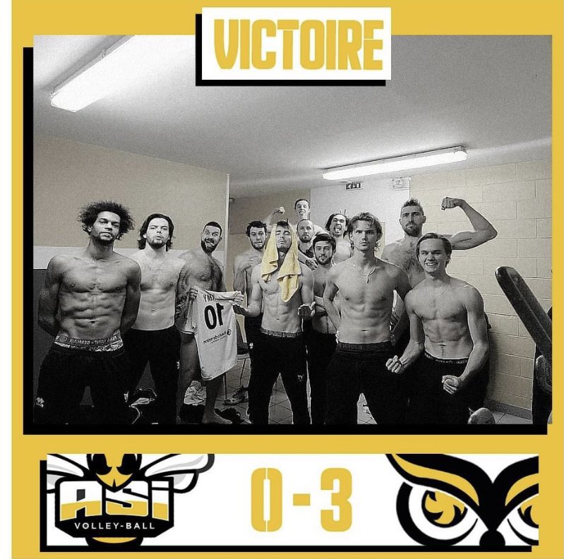 prvball92's tweet photo. Belle victoire des nos hiboux à @ASIVB le week-end dernier. RDV le 19/12 à 18 h pour @prvball92 vs @FrejusVarVolley en direct sur LNV TV (gratuit) pour confirmer la belle série en cours https://t.co/0462xX7EPy