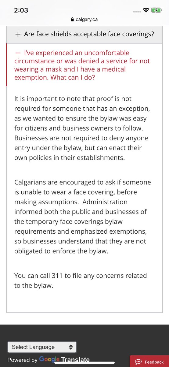  @CTVCalgary said “ a lack of mask mandate “ Southside Victory posted the CITY OF CALGARY mask bylaw signage at every sanitization station. STAFF direct attendees to sanitization stations. STAFF are not BLAW OFFICERS and cannot force compliance. Some attendees have exemptions !!