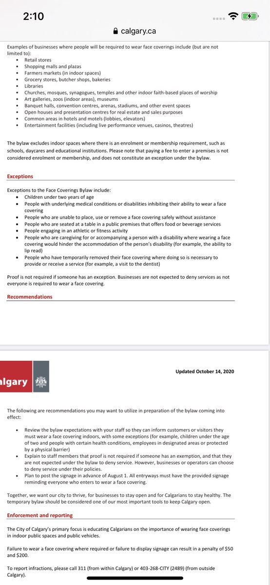  @CTVCalgary said “ a lack of mask mandate “ Southside Victory posted the CITY OF CALGARY mask bylaw signage at every sanitization station. STAFF direct attendees to sanitization stations. STAFF are not BLAW OFFICERS and cannot force compliance. Some attendees have exemptions !!