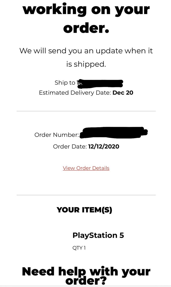 naijaque's tweet photo. @TrainaStephanie @TheSiteSupply @GameStop Should be here by Dec 17 and Dec 20 https://t.co/jVMu2XEIie