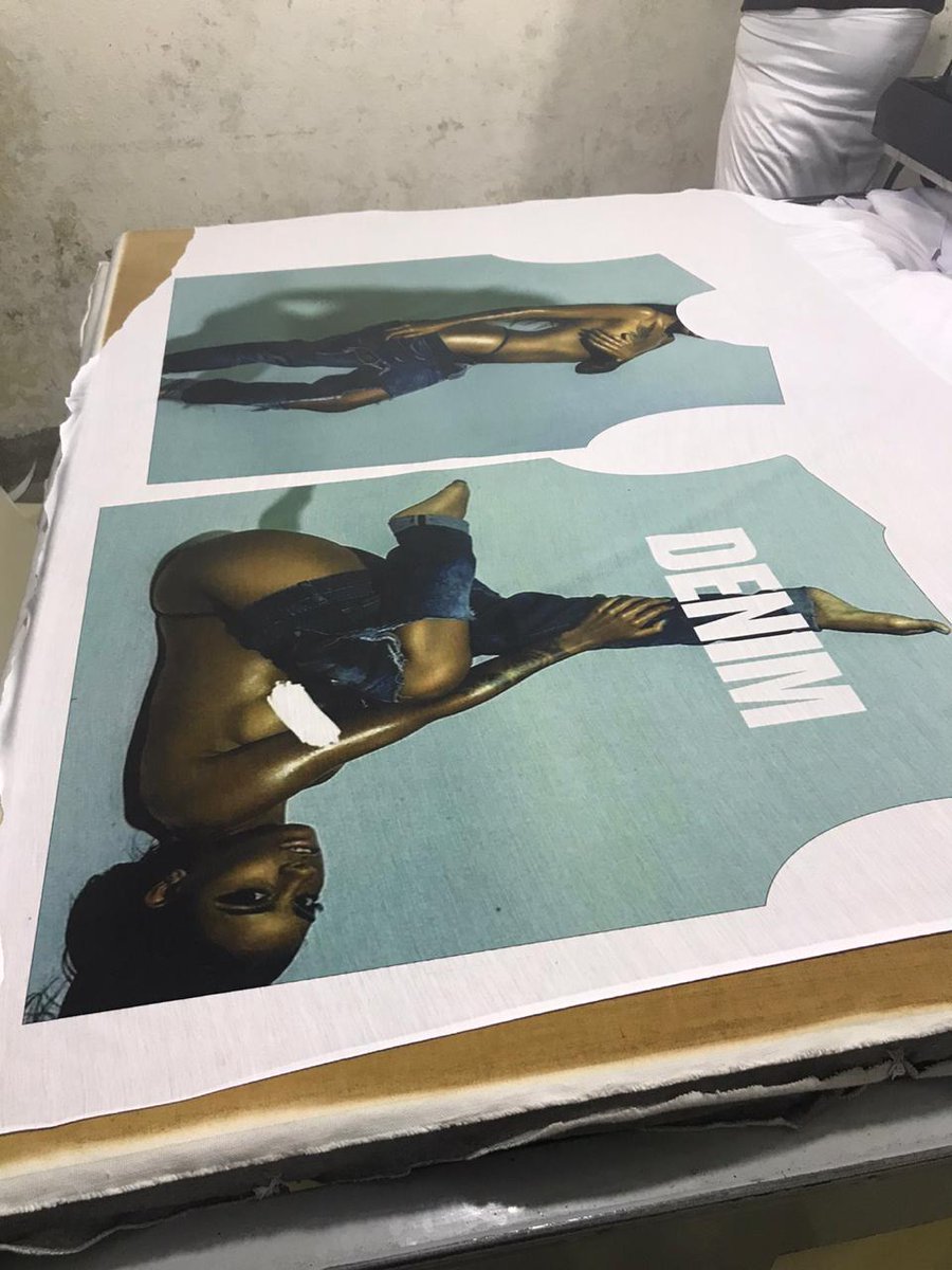 WealthNAll's tweet photo. Process of Production! "Denim Diva" tshirt featuring the beautiful Nae Santana Shop #WealthyWear https://t.co/8xJI3H1r0z https://t.co/UnaDvcEqej