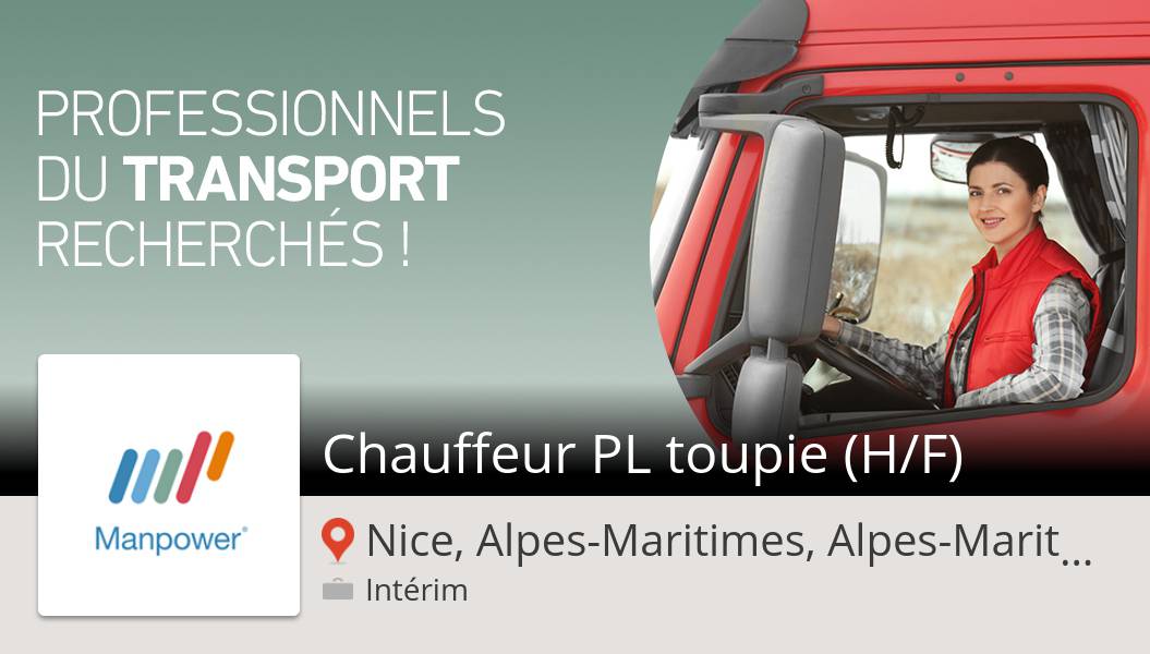 #Chauffeur PL toupie (H/F) (#job) recherché #NiceAlpesMaritimesAlpesMaritimes. #ManpowerFrance workfor.us/manpowerfrance…