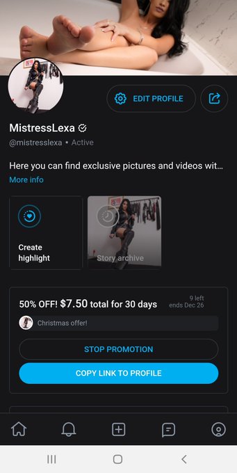 50% discount until Christmas on https://t.co/bNlvTzJttl #onlyFans #mistress #dom #goddess #fetish https://t<a href="/tag/onlyfans"class="tags">#onlyFans</a><a href="/tag/goddess"class="tags"><span>#goddess</span></a><a href="/tag/fetish"class="tags"><span>#fetish</span></a><a href="/tag/mistress"class="tags"><span>#mistress</span></a><a href="/tag/dom"class="tags"><span>#dom</span></a>
