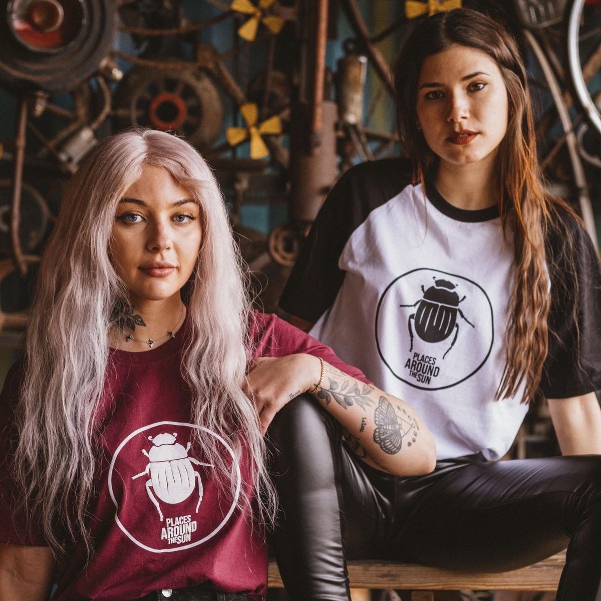 placesaroundts's tweet photo. Our very first MERCH LAUNCH! These are the Scarab Shirts! In honor of the concept of our latest album, we decided to bring the Scarab Beetle to you! Send a Private Message to order yours! All the shirts are printed and shipped by us! 🌞 https://t.co/R4zvRpMKWG