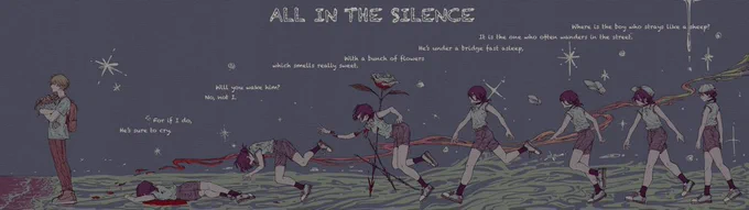 p1-2《Will you come?》+《Choice》
p3-4《All in the silence》+《She didn't come》

#チェンソーマン #chainsawman #レゼ #デンジ #デンレゼ 