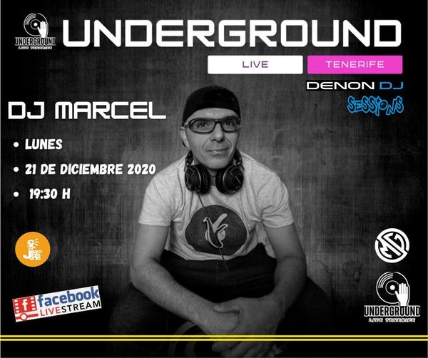 SESSION Dj Marcel Gozález en directo a través de Facebook Live.

Será retransmitido el próximo lunes 21 de diciembre, a las 19:30h, a través del Facebook de Underground Live Tenerife.