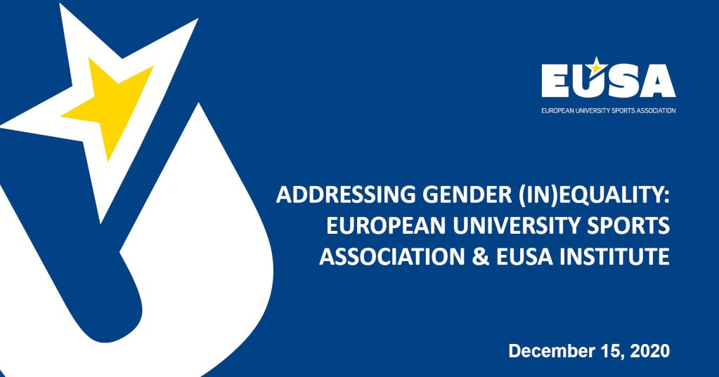 eusaunisport's tweet photo. The European University Sports Association hosted an insightful and interactive webinar and workshop on gender equality on Tuesday, December 15, with a special focus also on the @GetzProject.

➡ https://t.co/s1qqWznaul

#myeusa #eusaunisport #genderequality #getzproject https://t.co/wuARS2BCk3