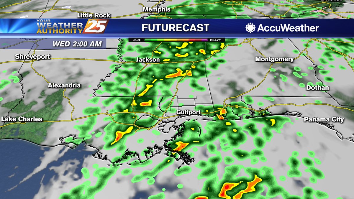 RobKnightWx's tweet image. A cool/cloudy start in advance of the next weather system. Jon us for @WXXV25 "Today" on #FOX beginning at 7 a.m. I'll let you know when the rain will move in.

#Wxxv25Today #RainAhead