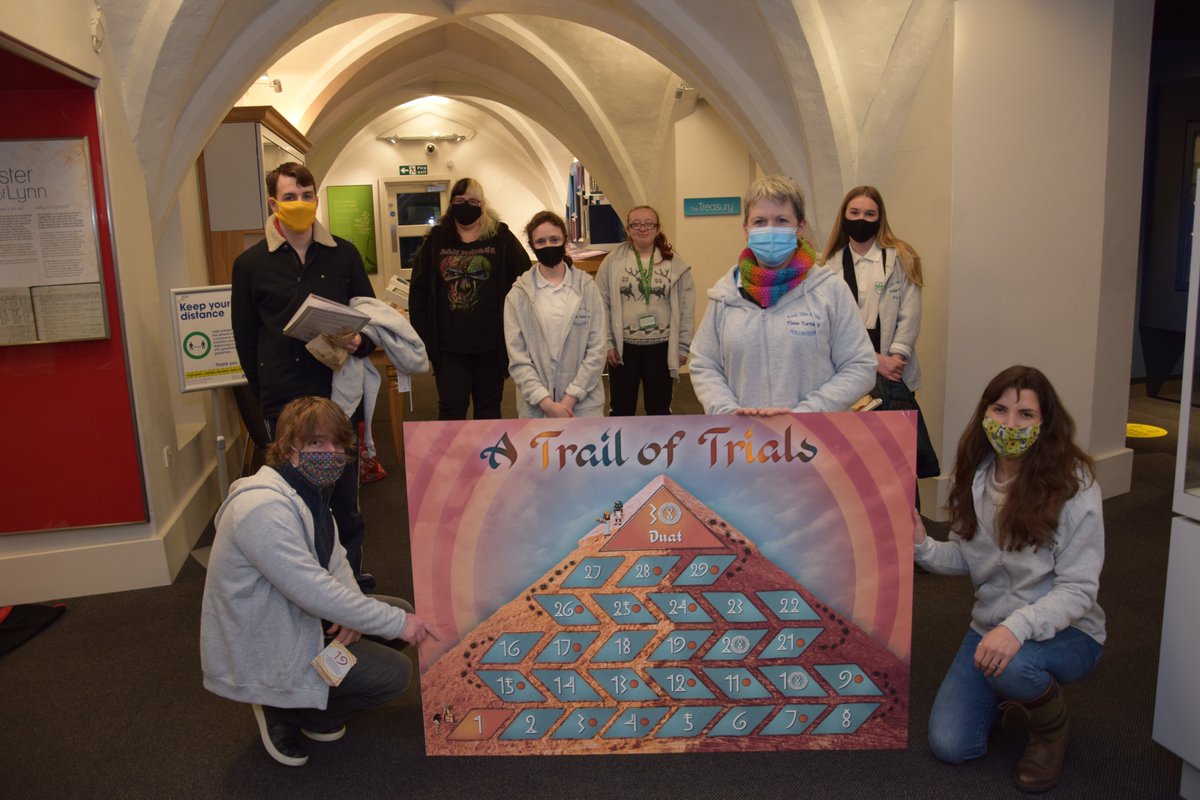 KTDnorfolk's tweet photo. @KTDnorfolk the #TimeTurners have been busy packaging their #TrailOfTrials Egyptian board game to go out to 1800 young people & their families this Christmas. This compliments the #MakeItMerry campaign which aims to provide 16000 for children & their families across Norfolk. https://t.co/bD0pgZqMo4