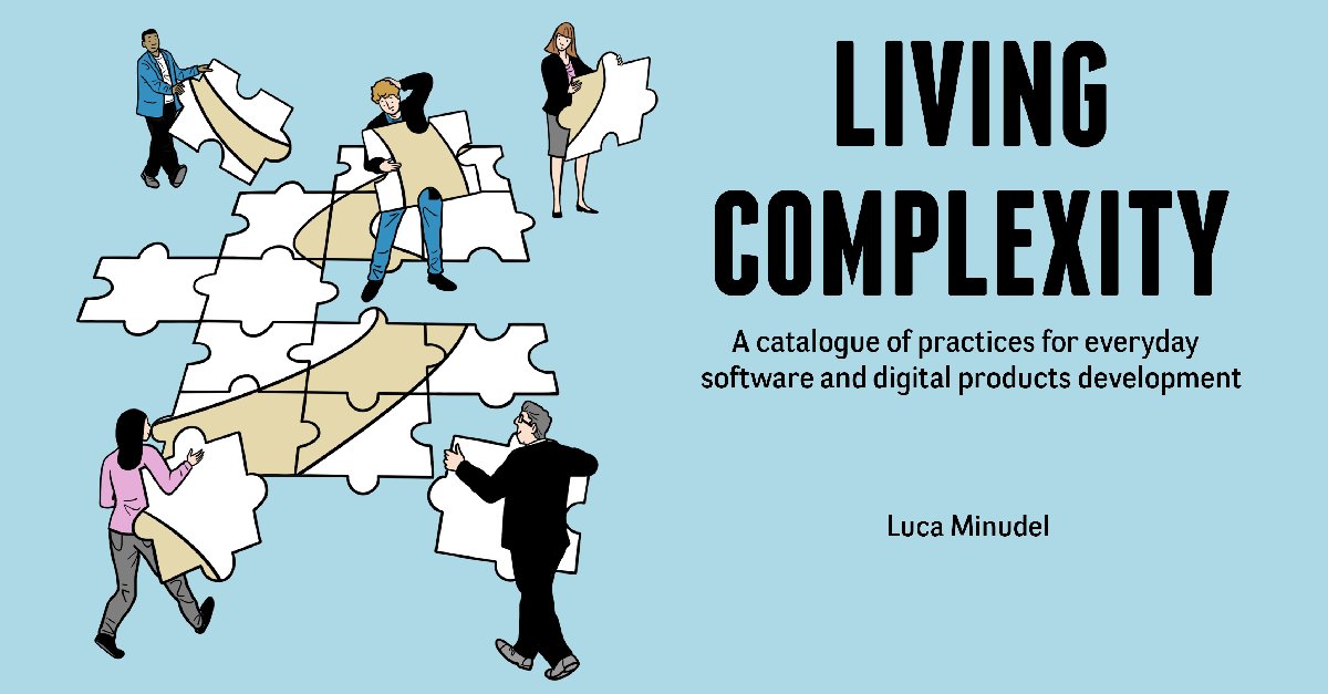 lukadotnet's tweet photo. The new book Living Complexity is out ❤️
=> https://t.co/263PcixZEo

It's a catalogue of practical applications of Complexity theory in software &amp; digital products development.

For leaders, managers, facilitators (Scrum Masters, Agile Coaches), team members.
#LivingComplexity https://t.co/e7Lyyk8UlY