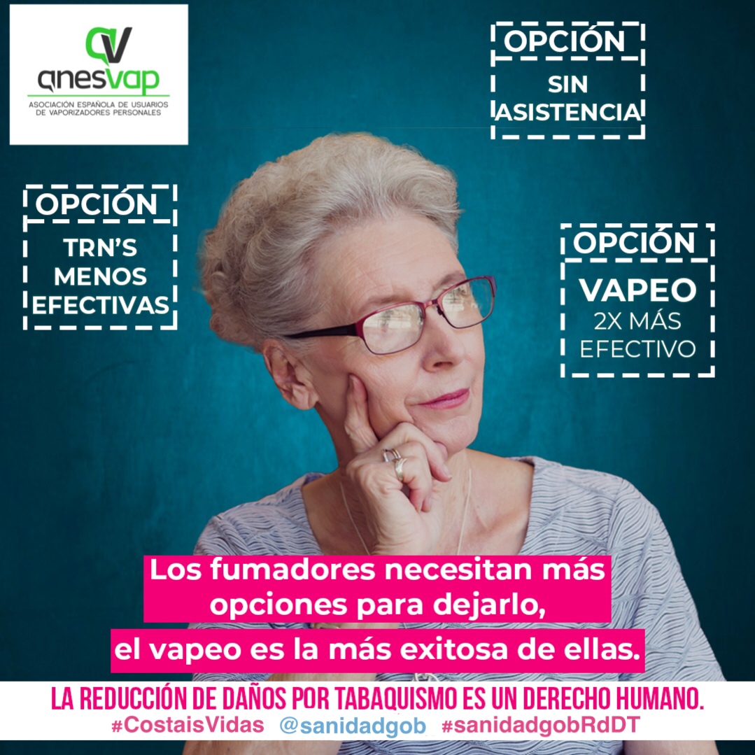 Aahooga's tweet photo. Vapear es la forma más fácil, exitosa y placentera de dejar de fumar. @sanidadgob @salvadorilla @SaludPublicaES @paparicio3 #CostaisVidas #sanidadgobRdDT https://t.co/CtMNLX9pXo