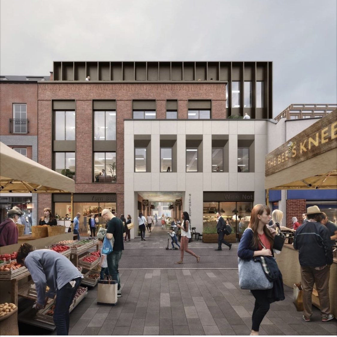 We want to build imaginative open spaces for local artisans and businesses. Markets for residents to buy fresh produce. 

Visit our website to find out more about our vision for a new marketplace in Maidenhead Town Centre. 

#maidenhead #regeneration