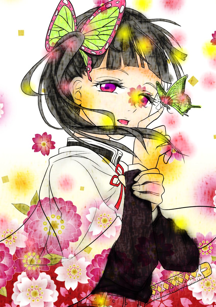 鬼滅の刃のカナヲのかわいいシーン 美人ヒロインの名言やイラスト