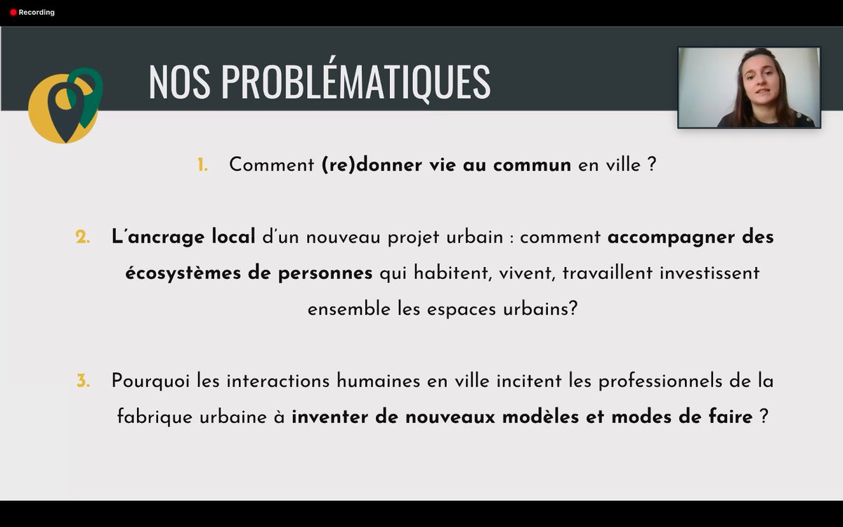 LDVStudioUrbain's tweet photo. #Livetweet “Comment (re)donner vie au commun en ville ? On vous donne des pistes de réflexions et d’actions en direct. Assistez à notre #webinar ! https://t.co/4bwi2B3OgG